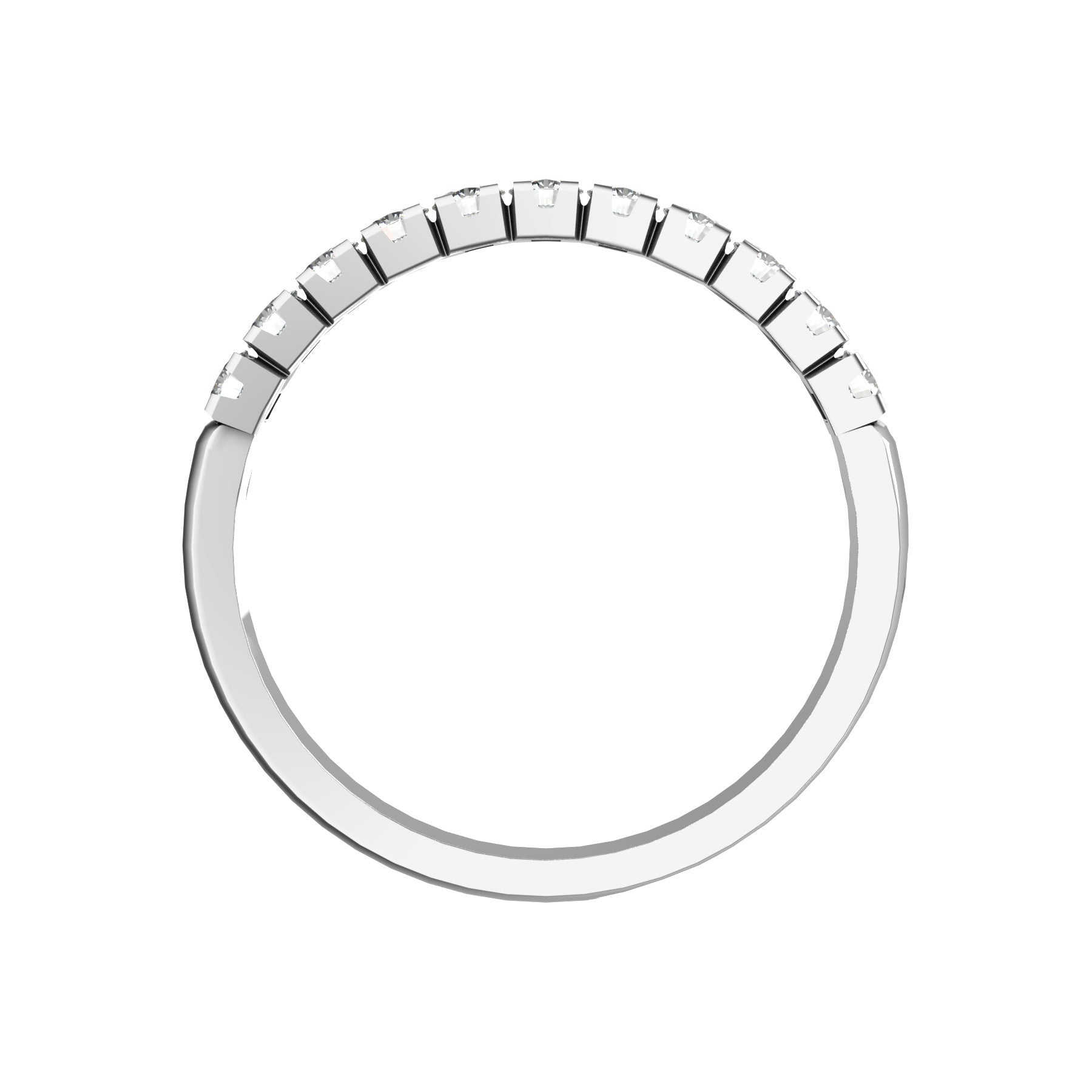 Forever Halber Ehering, 2,00 mm