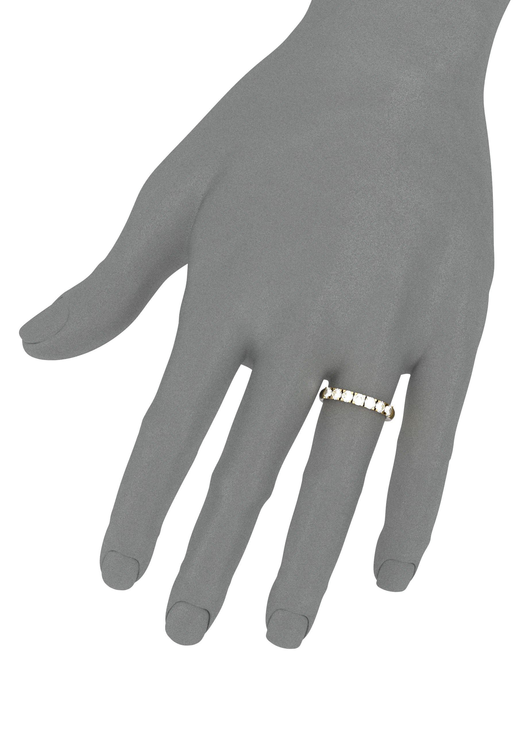 Forever Halber Ehering, 3,0 mm