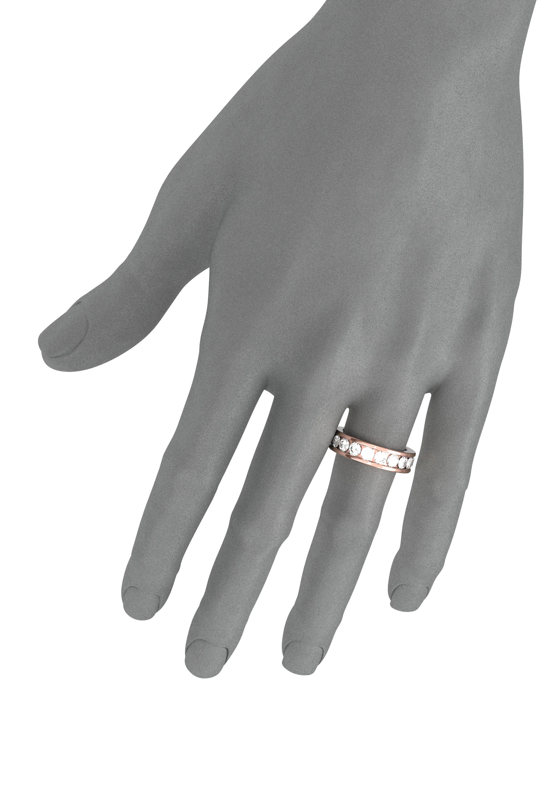 Perpetual wedding band, 5,40 mm