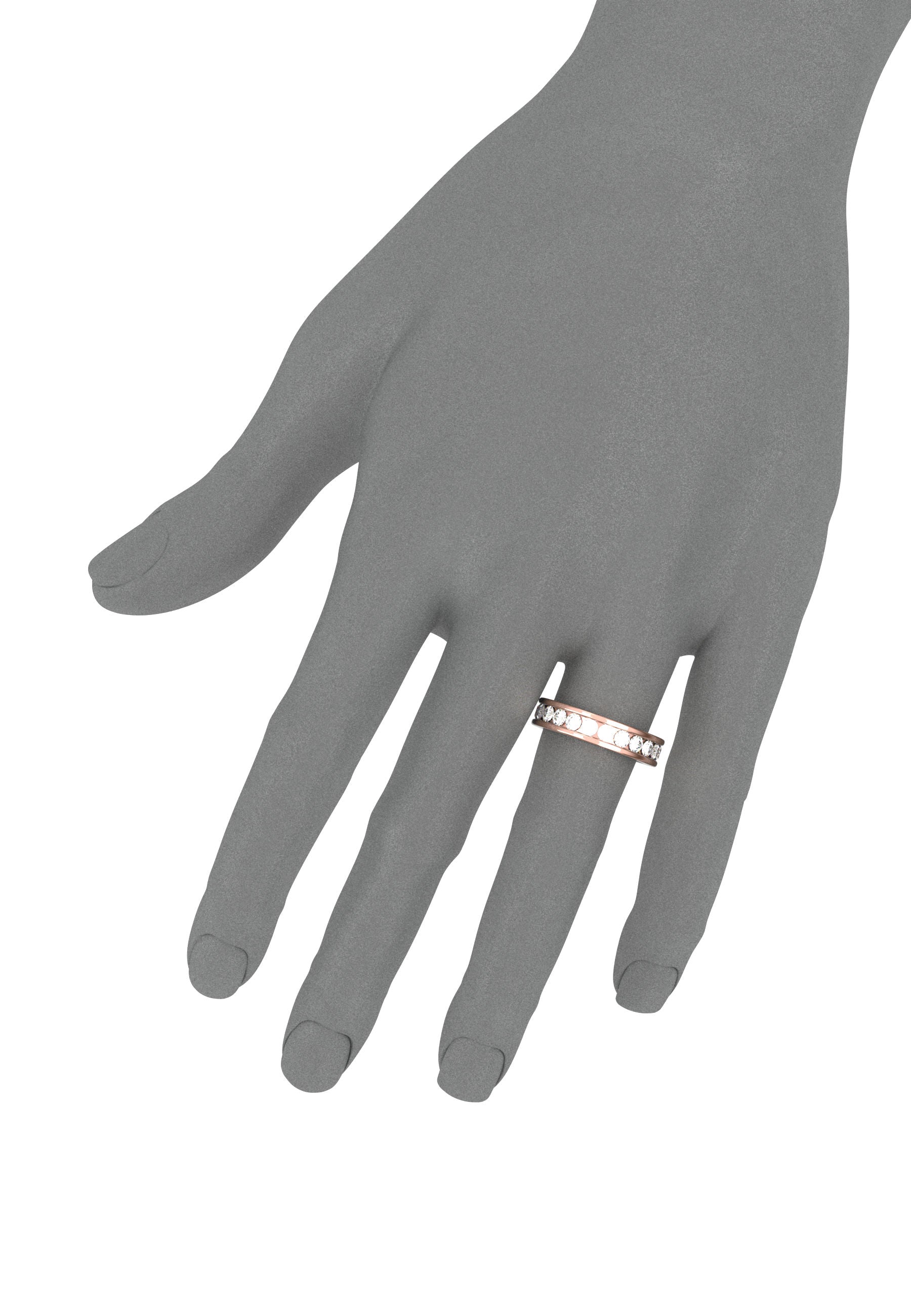 Perpetual wedding band, 4,70 mm