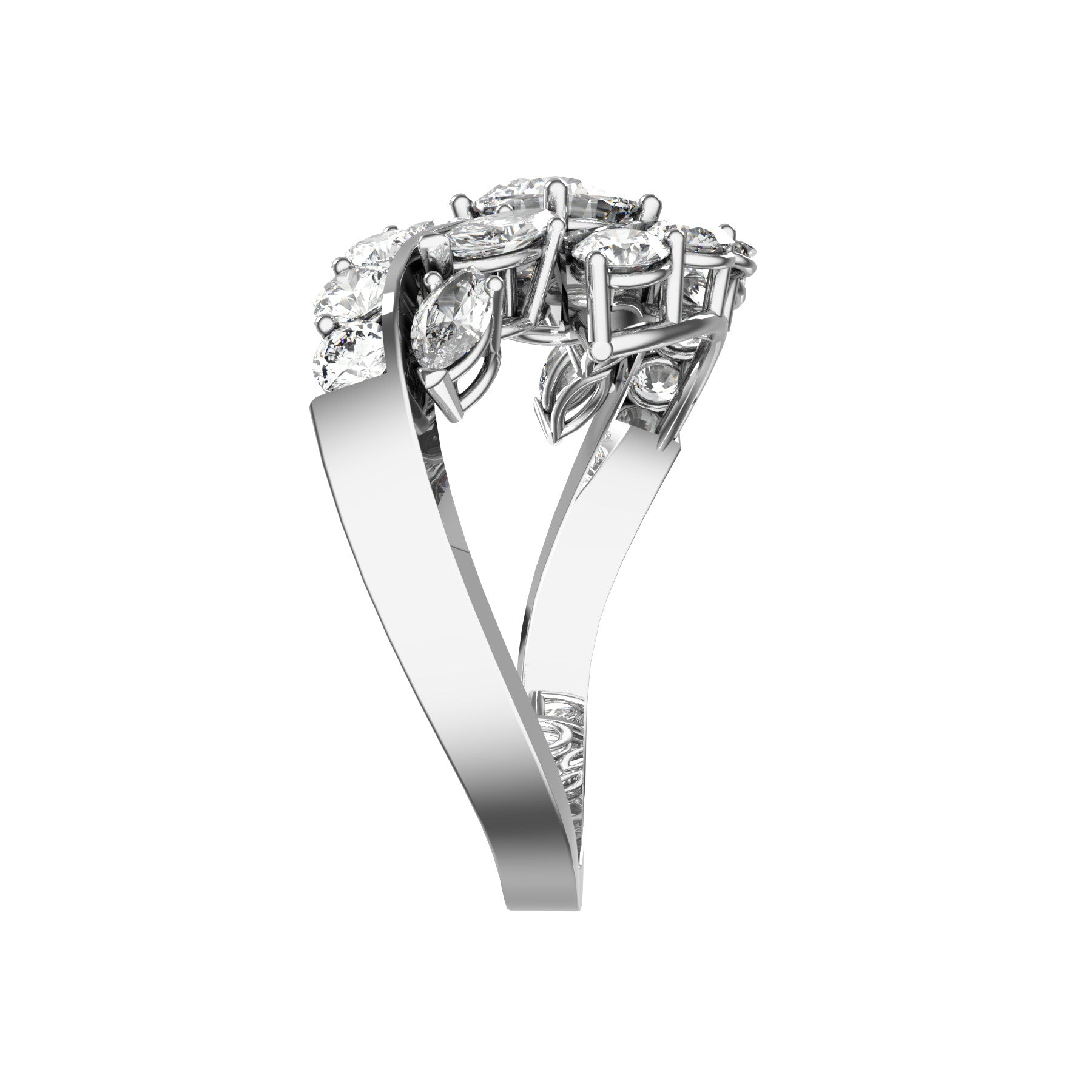 Bague Diamond Swirl