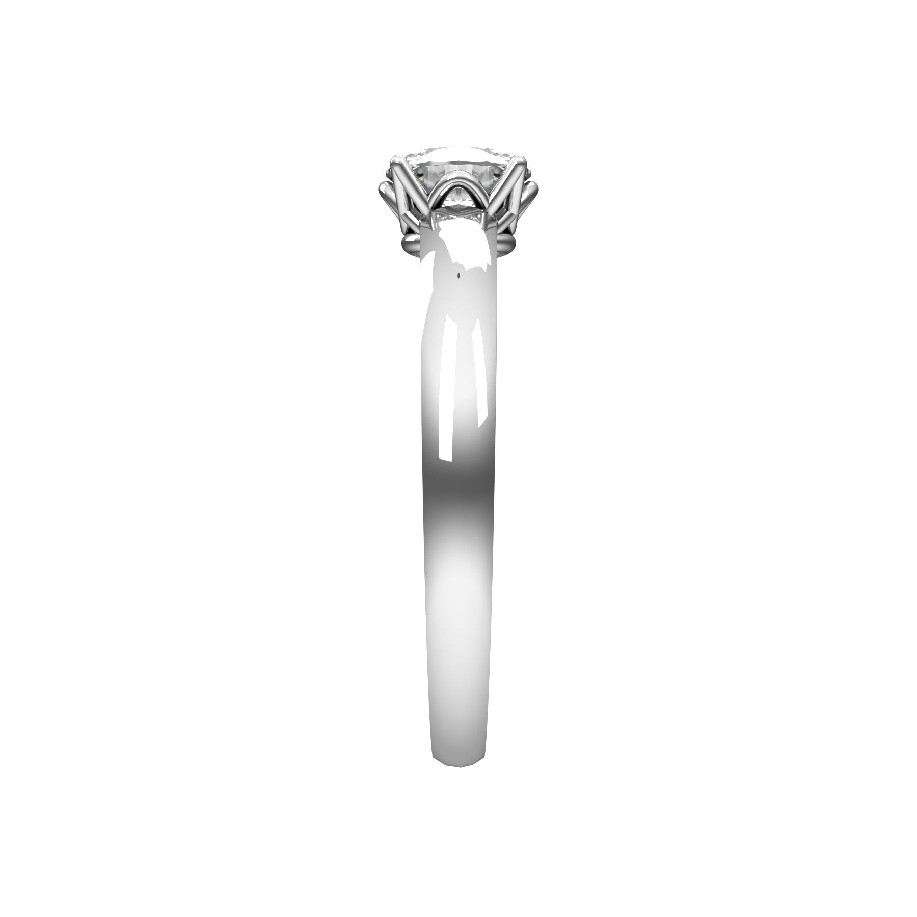 Solitaire Nid d'Amour, 0,50 ct